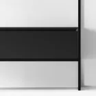 Badeværelsessammensætning Håndvask i keramik og spejl lavet i Italien - Hoscar Viadurini