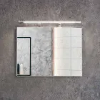 Komposition Suspenderet badeværelse i Mdf lakeret fremstillet i Italien - Becky Viadurini