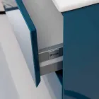 Komposition Suspenderet badeværelse i Mdf lakeret fremstillet i Italien - Becky Viadurini