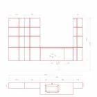 Suspenderede og moderne badeværelsesmøbler, designmøbler - Callisi12 Viadurini