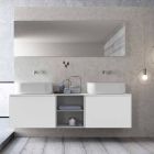 Moderne design Suspension Badeværelse sammensætning lavet i Italien - Callisi14 Viadurini