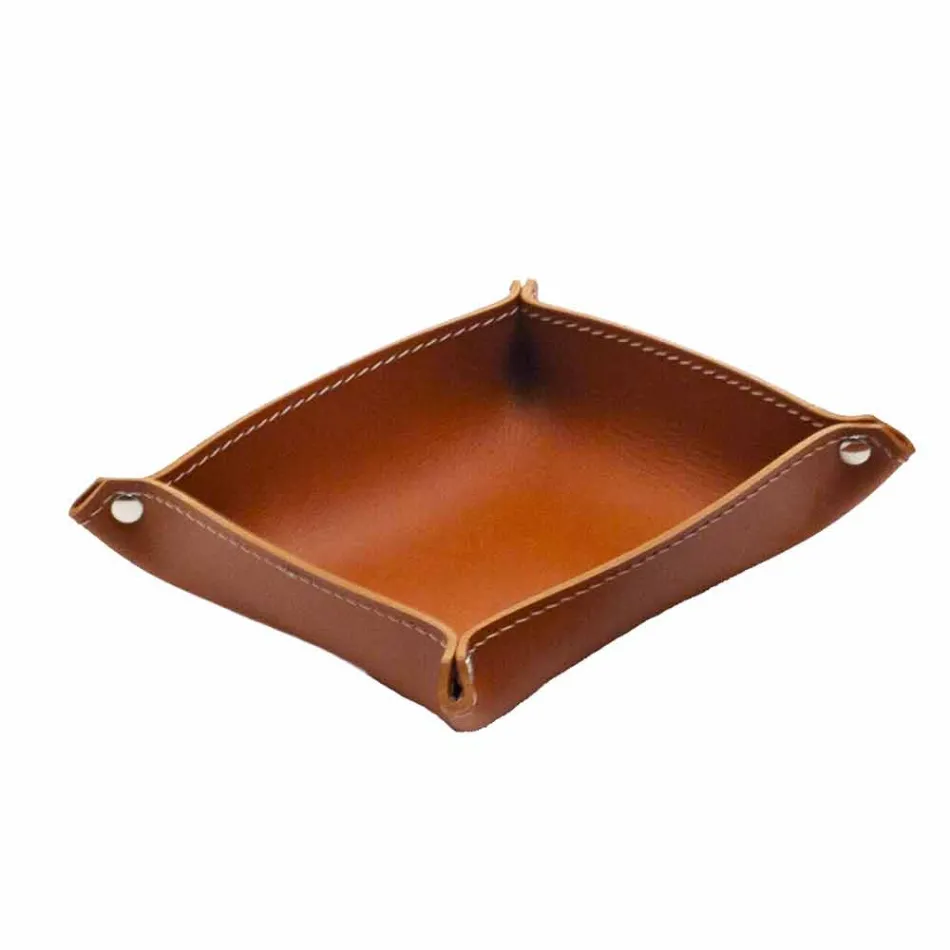 Kontorkomposition i moderne design i læder fremstillet i Italien - Giulio Viadurini