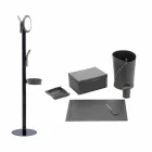 Kontorkomposition i moderne design i læder fremstillet i Italien - Andrea Viadurini