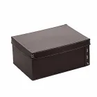 Kontorkomposition i moderne design i læder fremstillet i Italien - Andrea Viadurini