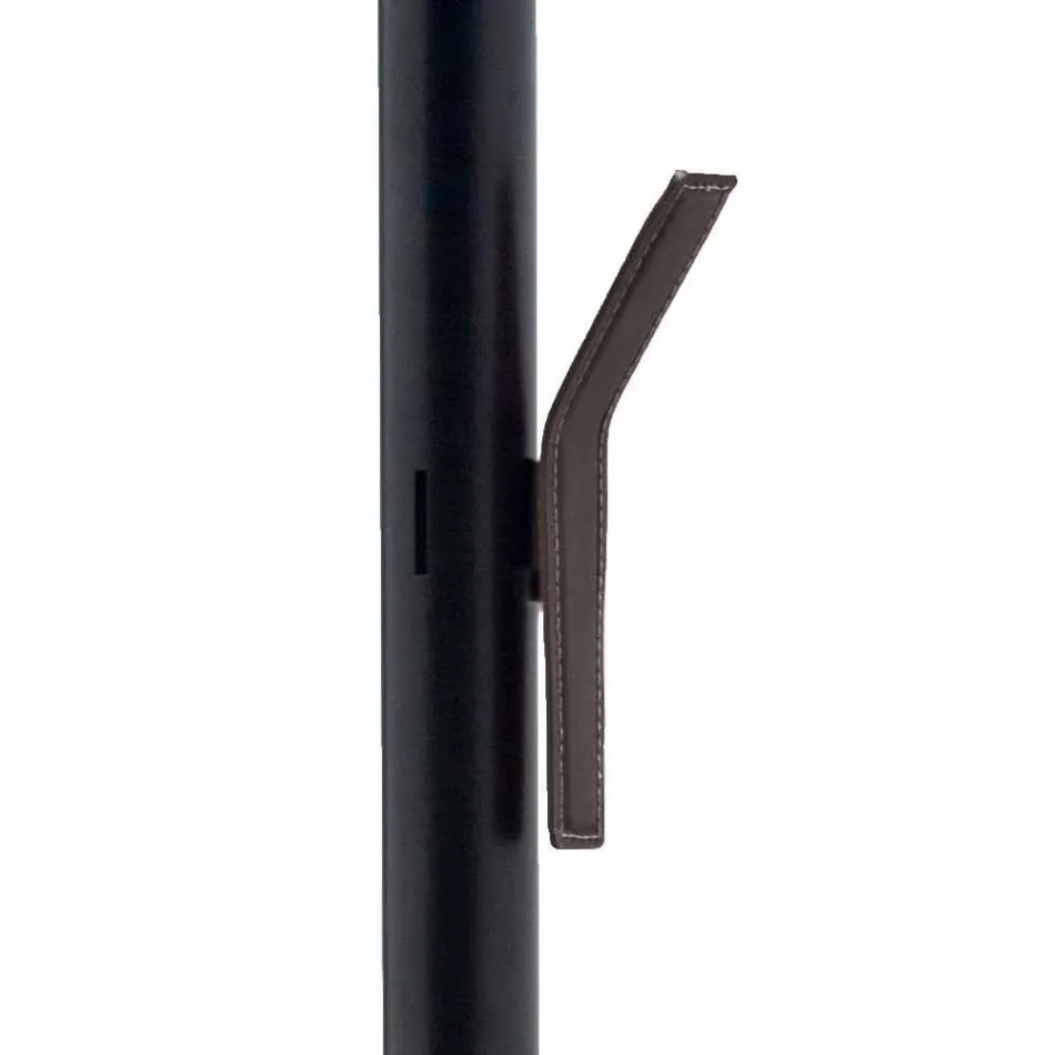 Kontorkomposition i moderne design i læder fremstillet i Italien - Andrea Viadurini