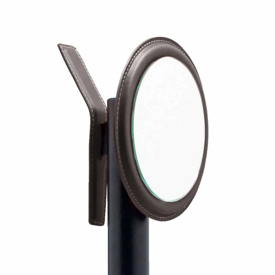 Kontorkomposition i moderne design i læder fremstillet i Italien - Andrea Viadurini