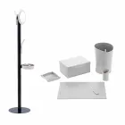 Kontorkomposition i moderne design i læder fremstillet i Italien - Andrea Viadurini