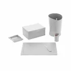 Kontorkomposition i moderne design i læder fremstillet i Italien - Andrea Viadurini