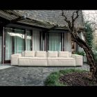Sammensætning af 2 sofaer med ryglæn og 2 armlæn - bizart Viadurini