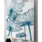 Sammensætning af 2 paneler, der viser blomster fremstillet i Italien - Sheryl Viadurini