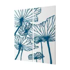 Sammensætning af 2 paneler, der viser blomster fremstillet i Italien - Sheryl Viadurini