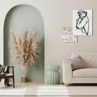 Sammensætning af 2 paneler med stilisering af et kram lavet i Italien - Kyoko Viadurini