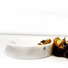 Sammensætning af 3 badeværelsestilbehør i poleret marmor fremstillet i Italien - Trevio Viadurini