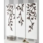 Sammensætning af 3 paneler, der viser 3 grene og blade lavet i Italien - Barney Viadurini