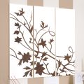 Sammensætning af 3 paneler, der viser en gren med blade lavet i Italien - Ashton