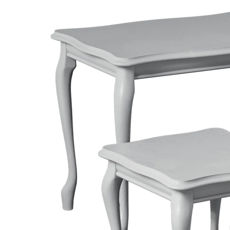 Sammensætning af 3 sofaborde i forskellige størrelser Made in Italy - Mummu Viadurini