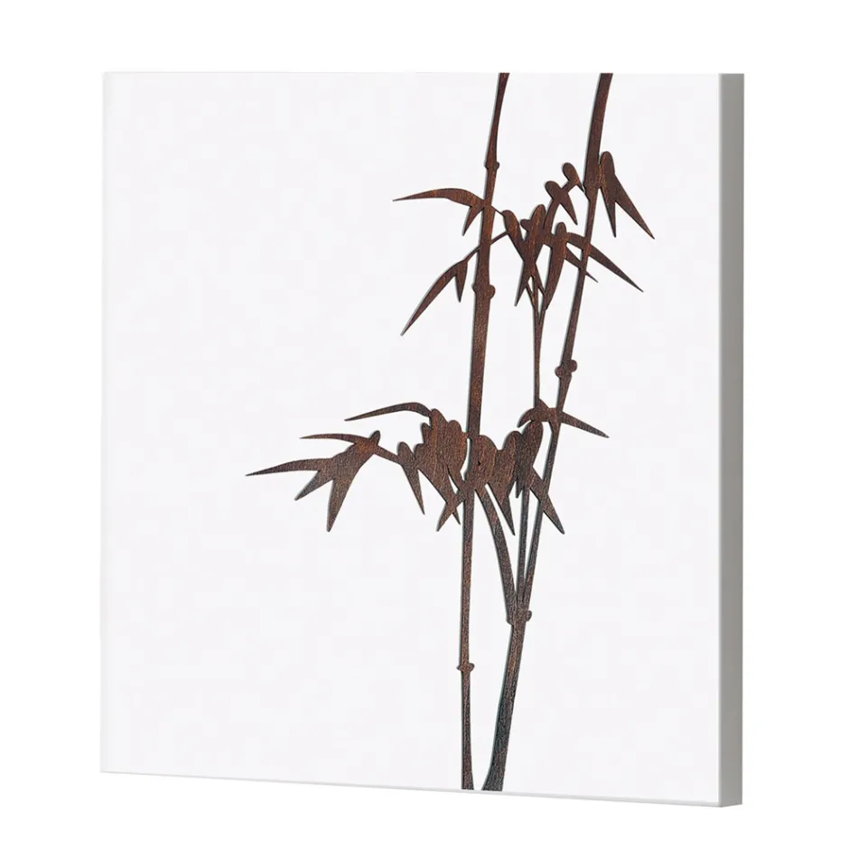 Sammensætning af 4 paneler med hortensiaer, allium og thyfa lavet i Italien - Beregning Viadurini