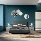 Sammensætning af 4 runde paneler lavet med laser lavet i Italien - Maeko Viadurini