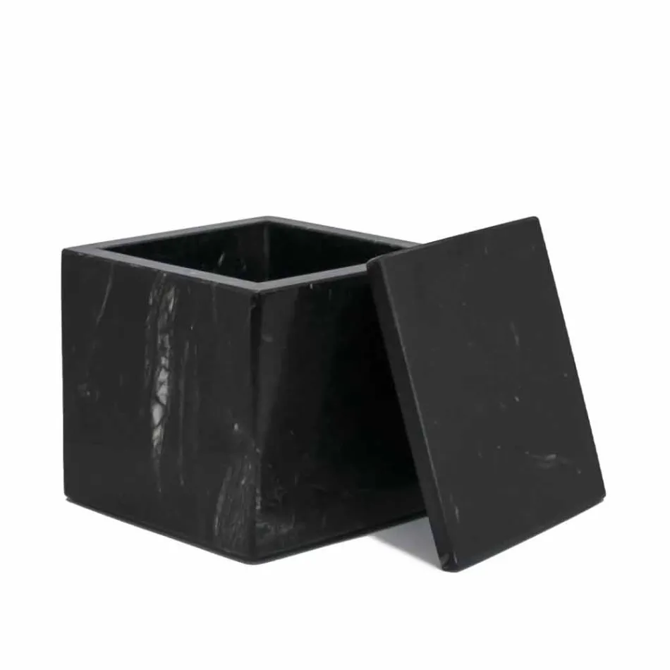 Sammensætning af tilbehør i marmorbadeværelse fremstillet i Italien, 4 stykker - Deano Viadurini