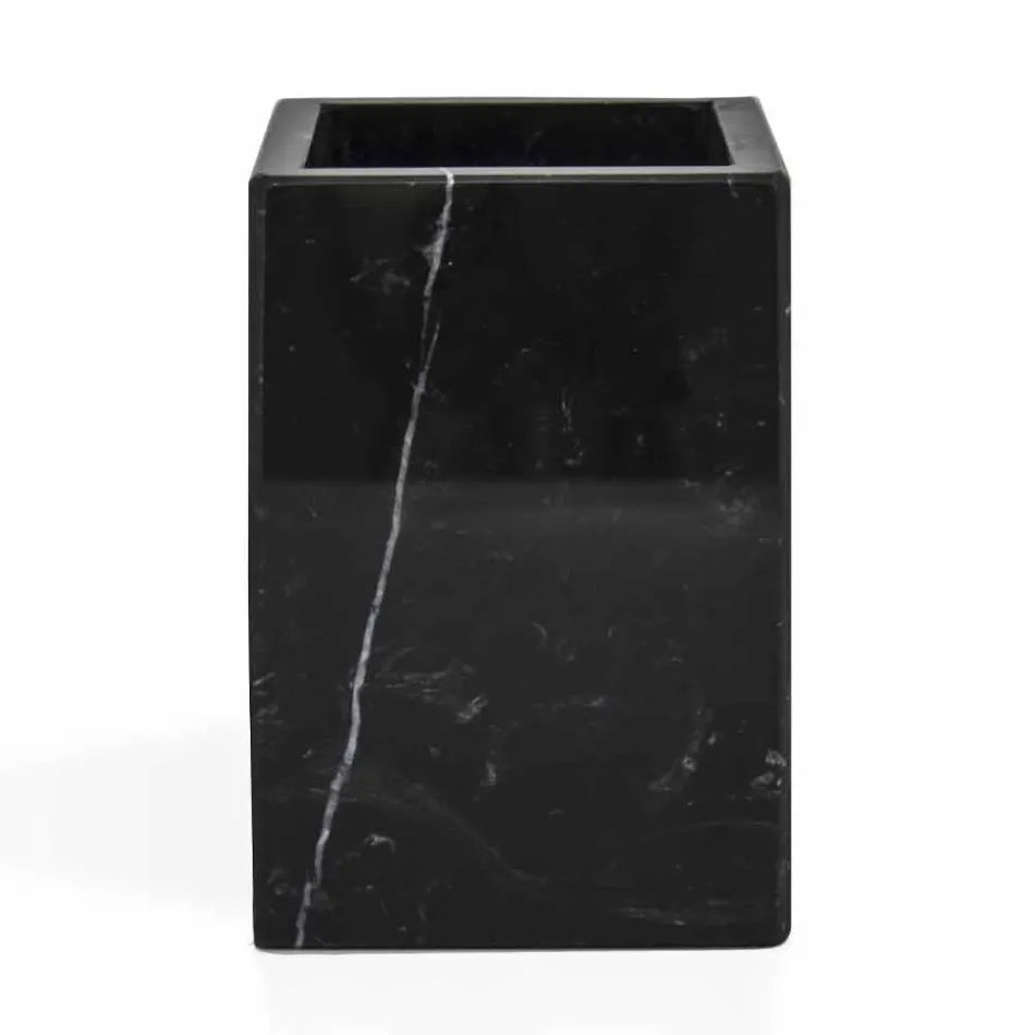 Sammensætning af tilbehør i marmorbadeværelse fremstillet i Italien, 4 stykker - Deano Viadurini