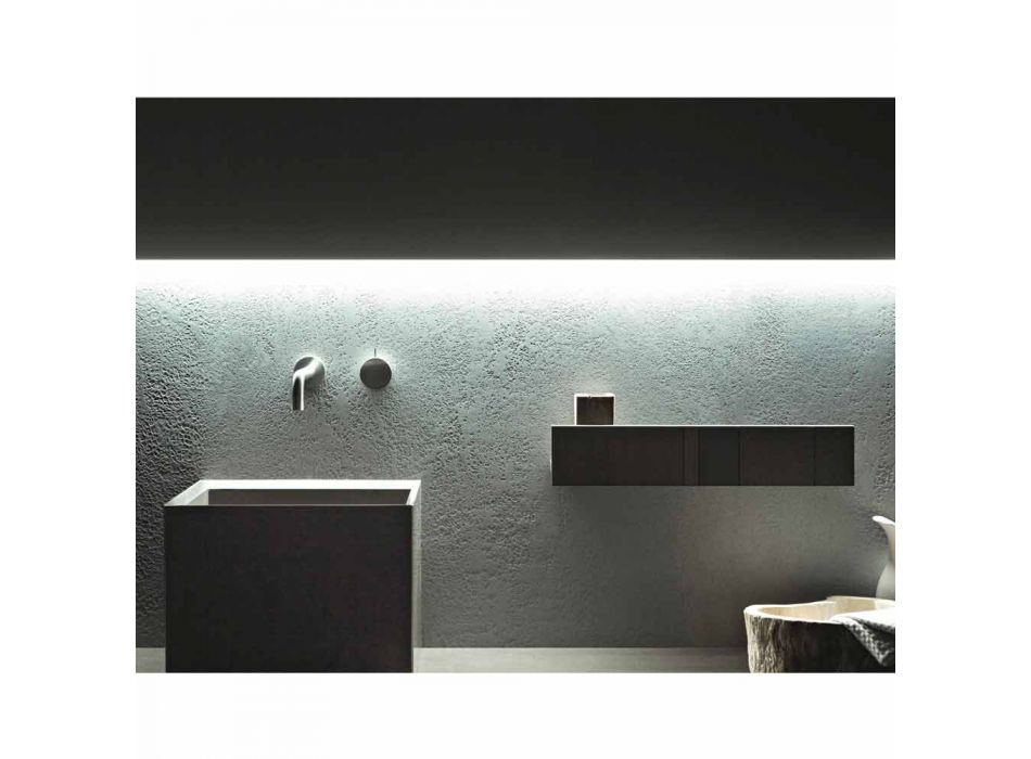 Moderne design jorden badeværelse møbler sammensætning - Farart1 Viadurini