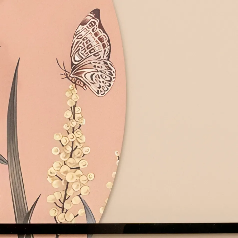 Sammensætning af træpaneler med tropisk tryk lavet i Italien - Haiti Viadurini