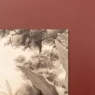 Sammensætning af træmalerier med elefanttryk lavet i Italien - Patagonien Viadurini