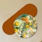 Sammensætning af træmalerier med papegøjetryk lavet i Italien - Egypten Viadurini