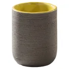 Gul badeværelsesskabssammensætning med inkluderet tilbehør - Carolie Viadurini