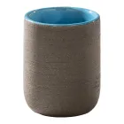 Fritstående badeværelsesskab Sammensætning inklusive blåt tilbehør - Carolie Viadurini