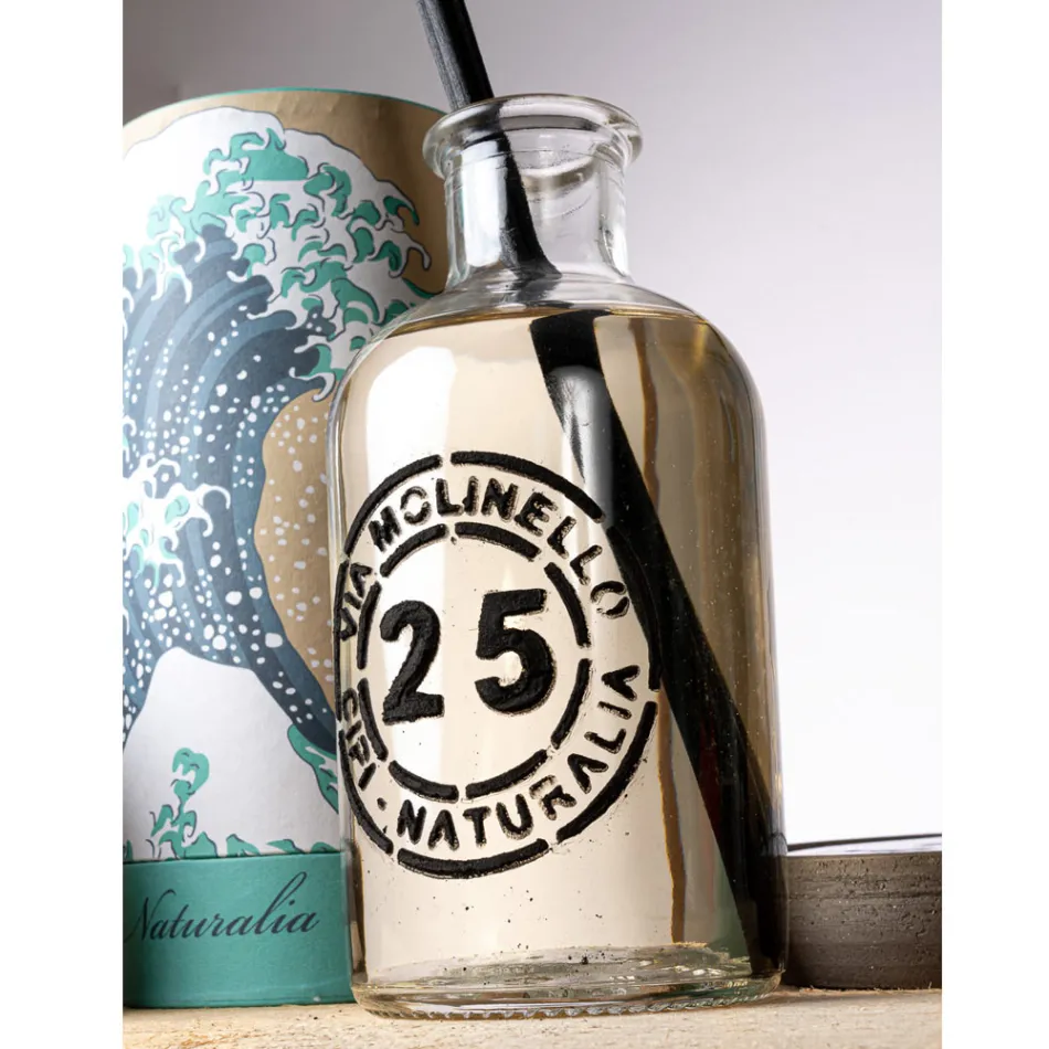 Fritstående badeværelsesskab Sammensætning inklusive blåt tilbehør - Carolie Viadurini