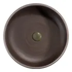 Green Floor Badeværelsesskabssammensætning og emaljeret tilbehør - Maryse Viadurini