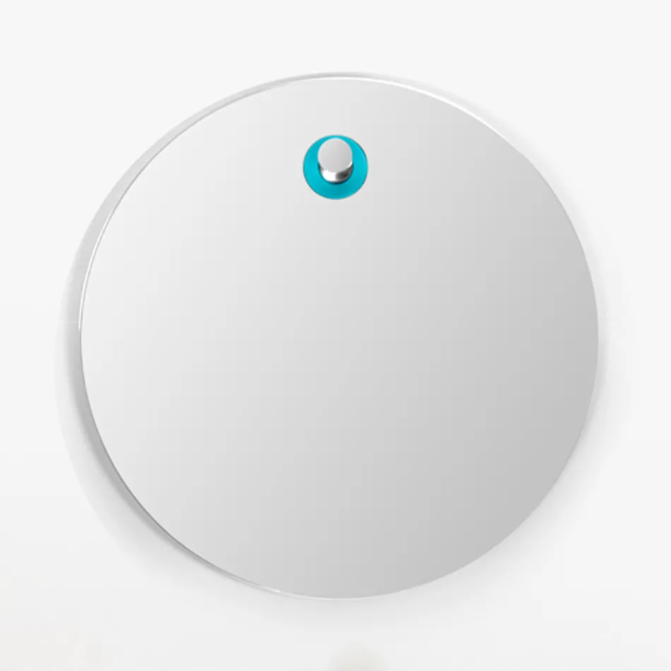 Blå gulvstående badeværelsesmøbelsammensætning med moderne designtilbehør - Patryk Viadurini