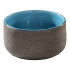 Blå gulvstående badeværelsesmøbelsammensætning med moderne designtilbehør - Patryk Viadurini