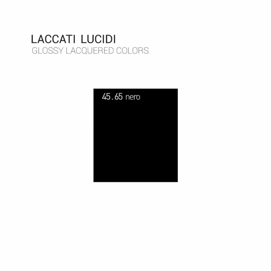 Glædelig moderne lakeret træhængt badeværelse møbelsammensætning Viadurini