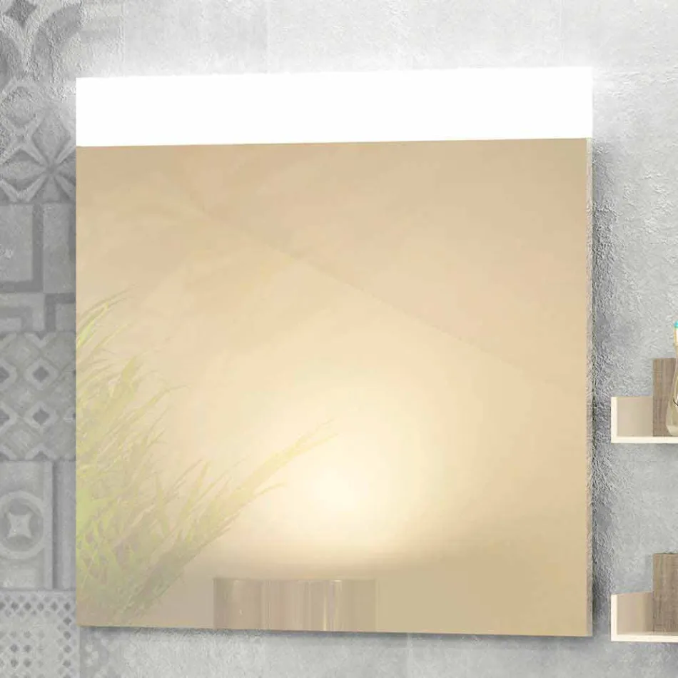 Træmøbelsammensætning lavet i Italien forlì suspension badeværelse Viadurini