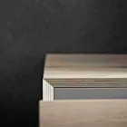 Moderne badeværelsessammensætning af grunddesignmøbler fremstillet i Italien - Farart6 Viadurini