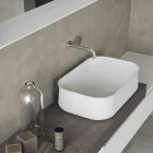 Moderne og suspenderet sammensætning af designbadeværelsesmøbler - Callisi2 Viadurini