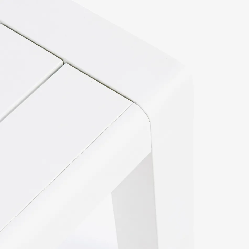 Udendørs stue komposition i aluminium og stof, Homemotion - Francine Viadurini