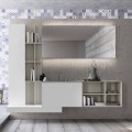 Hængende badeværelsesmøbler med moderne design lavet i Italien - Callisi15