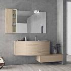 Suspenderet og moderne komposition til badeværelset, lavet i Italien Design - Callisi4 Viadurini