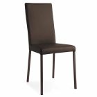 Connubia Calligaris Garda moderne stol i stof og metal, 2 stk Viadurini