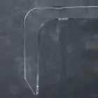 Ophængt vægkonsol i transparent design akrylkrystal - Cesarea Viadurini