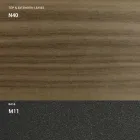 Udtrækkelig konsol 150 cm i metal og melamin Made in Italy - Flap Viadurini