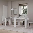 Udtrækkelig konsol til 181 cm i Melamin Essence Made in Italy - Castello Viadurini