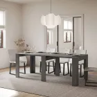 Udtrækkelig konsol til 181 cm i Made in Italy melaminpaneler - Drago Viadurini