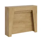 Udtrækkelig konsol til 211 cm i melamin i det væsentlige Made in Italy - Incantesimo Viadurini