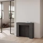 Udtrækkelig konsol til 211 cm i Made in Italy melaminpaneler - Principessa Viadurini