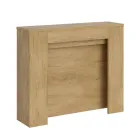 Udtrækkelig konsol til 211 cm i Made in Italy melaminpaneler - Principessa Viadurini