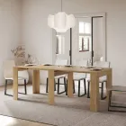 Udtrækkelig konsol til 211 cm i Made in Italy melaminpaneler - Principessa Viadurini